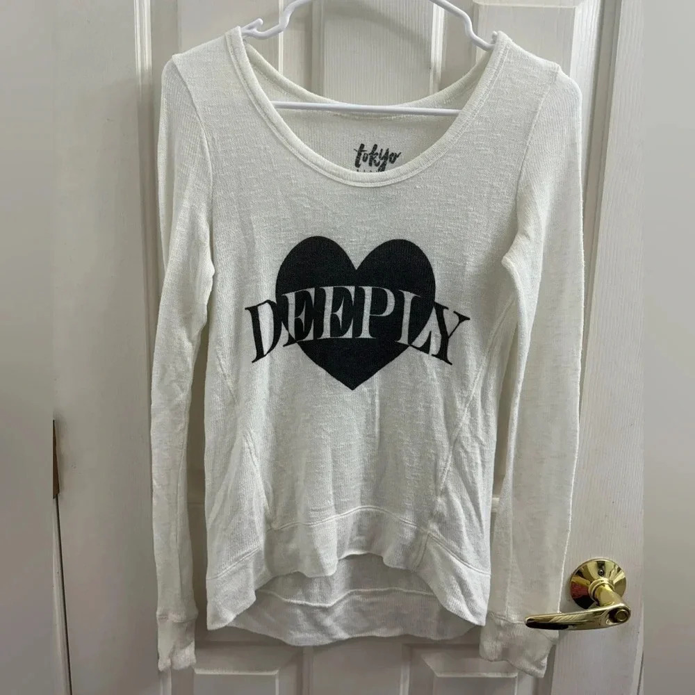 Tokyo Darling Love Deeply Long Sleeve top